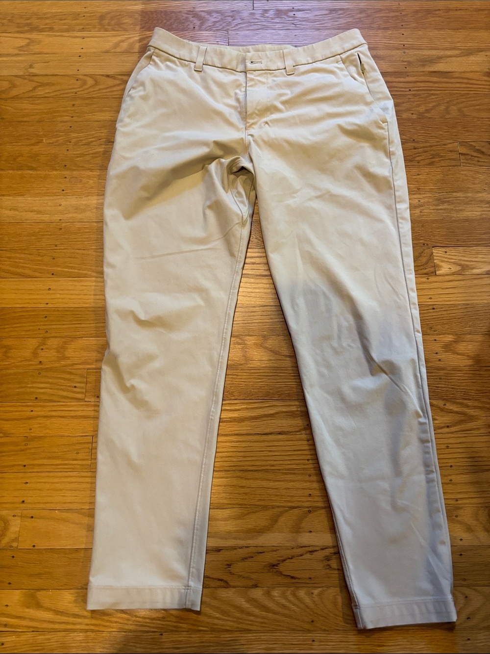 lululemon athletica Men's Khaki Slim Chinos - Stone Beige